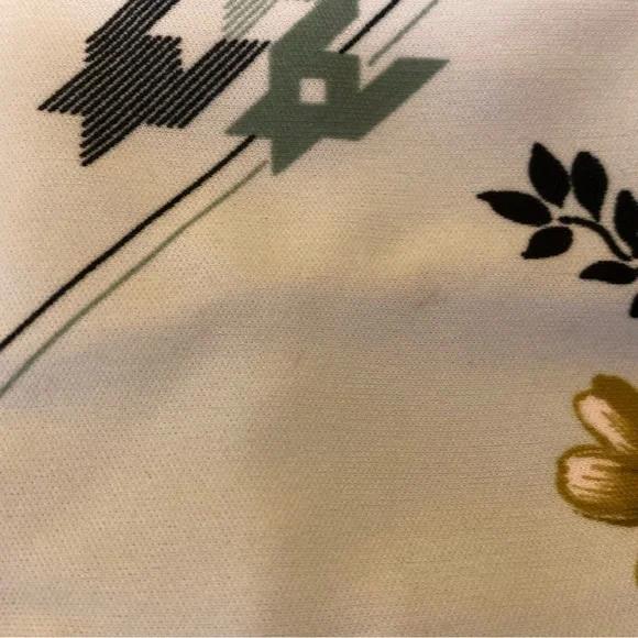 Vtg 1970s Mr. Jan Teal Green Floral Polyester Long Sleeve Disco Shirt Men’s L - Picture 8 of 10